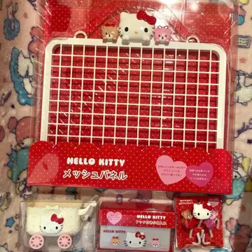 [ 완판템 ] 산리오 장식 수납 시리즈 키티 메쉬 패널 외 4종 세트