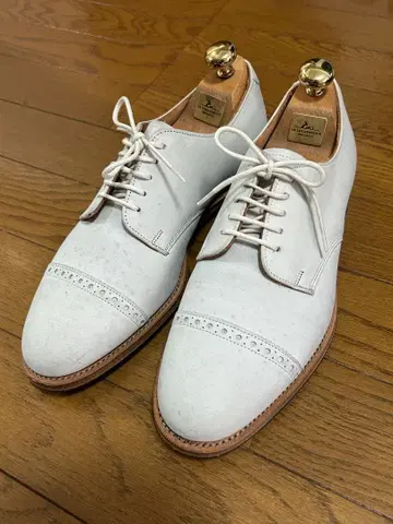 JOSEPH CHEANEY 화이트 옥스퍼드 신발 6.5 25.5cm