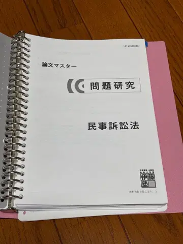이토주쿠 논문 마스터 민사소송법