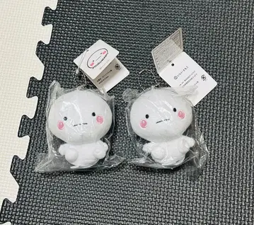 시로마루 앉은 마스코트 새상품 2개 세트 익명 배송 봉제 인형 마스코트