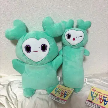 TWICE LOVELYS 봉제 인형 퍼펫 노비후냐 파우치 미나