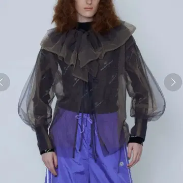 MAISON SPECIAL 2way 튤 프릴탑 튤