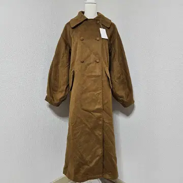 신규 택 포함 callautia 스텐 칼라 롱 코트 [ M ]