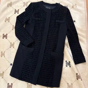 FOXEY 블랙 자켓 코트 40