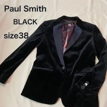 사이즈 M 폴스미스 블랙 테일러드 자켓 블랙 고급 트리아세테이트