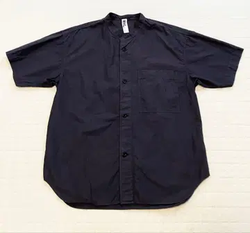 MHL. 코튼 린넨 반팔 셔츠 그레이 사이즈 3 남성용