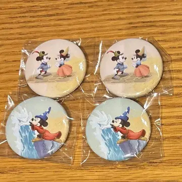 판타지 스프링스 캔뱃지 미키 미니 시크릿 2개