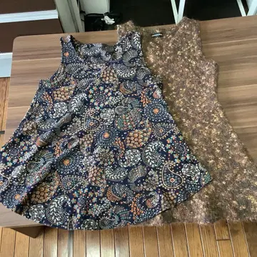 슬리브리스 튜닉 2장 세트 M