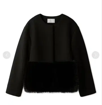 셀포드 밑단 퍼 블루종 CELFORD 택 포함 미사용 새상품