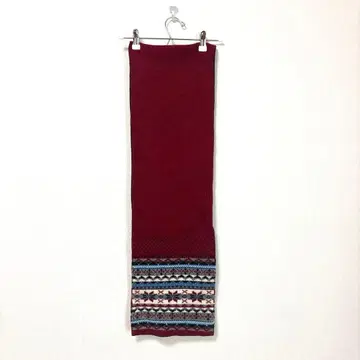 [ 23구 ] 머플러 남성용 빨간색 블랙 따뜻한 울 나일론