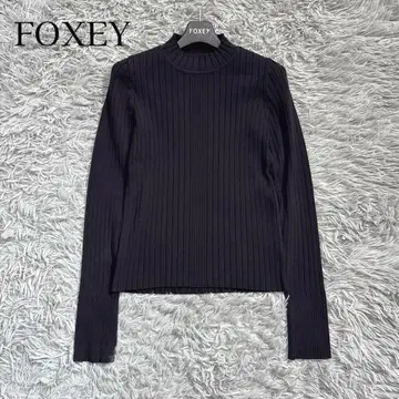 새상품급 폭시 리브 니트 스웨터 Midnight Sun 네이비 2019년