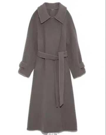 스나이델 스탠칼라 리버 코트 SNIDEL 브라운