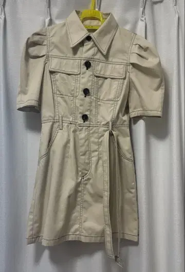 SLY / 아이보리 숏 원피스