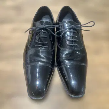 정장 셀렉트 에나멜 신발 블랙 26.5cm