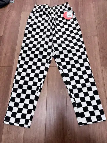 Cookman 쿠쿠만 셰프 팬츠 체크 무늬 L 사이즈 택 포함