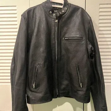 ZawaKita 메쉬 가죽 자켓 XL