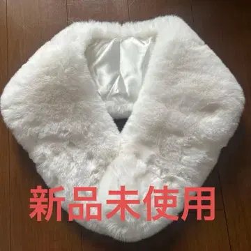 [ 미사용 새상품 ] 후리소데 기모노 숄 화이트