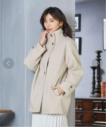 anyfam 스탠드 카라 코트