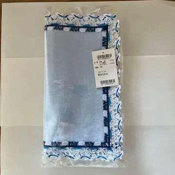 새상품 ANA 오리지널 긴자와 레이스 for ANA 손수건 아쿠아 블루