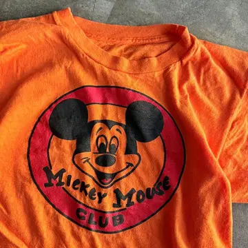 70s 미키마우스 싱글스티치 T셔츠 mickey mouse