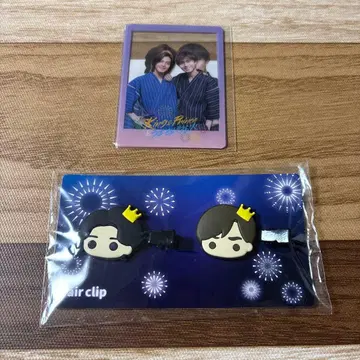 킹프리 불꽃놀이 2024 헤어 클립 클리어 카드