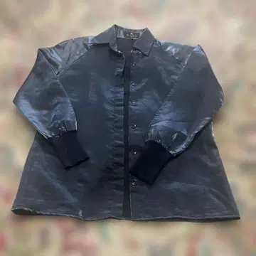 ETRO 다크 블루 새틴 셔츠 사이즈 42