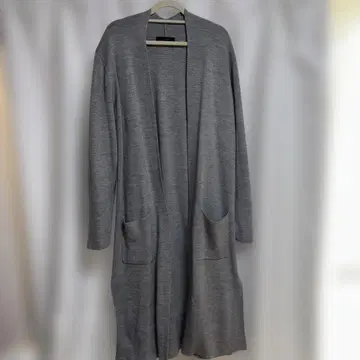 rienda 그레이 롱 가디건 슬릿