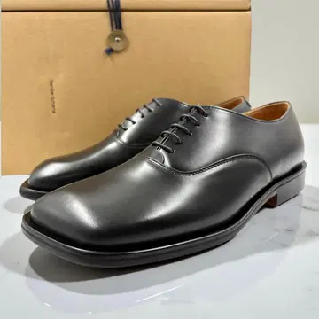 [ 새상품 ] 핸더 스킴 베어풋 발모랄 가죽 신발 4 블랙 스퀘어