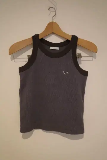 VALLAN 슬리브리스 상의 그레이