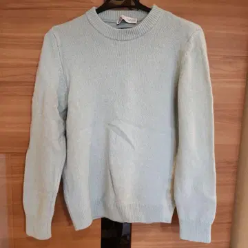 ZARA 니트 캐시미어 울 블루 S 사이즈