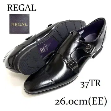 새상품 리갈 37TR 더블 몽크 스크래치 터프 가죽 26cm