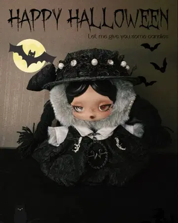 POPMART SKULLPANDA x Wednesday 옷 갈아입기 의류