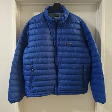 patagonia 다운 자켓 남성용 L 파랑
