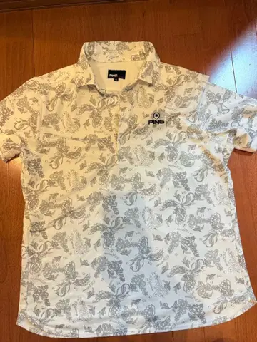 PING LL 올 패턴 반팔 피케 셔츠 상의 티셔츠 골프웨어