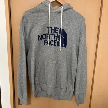 THE NORTH FACE 그레이 후드 부착 후드티 L