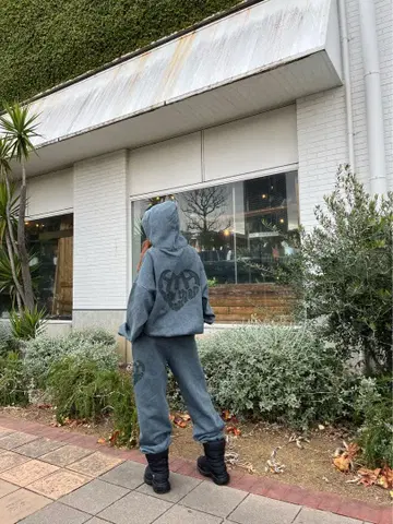 HTH vintage like Heart Logo Hoodie