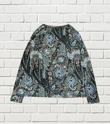 chamonte 페이즐리 무늬 긴팔 셔츠 [ 무료배송 ]