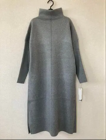 새상품 YAMADAYA 스7 보틀넥 니트 원피스 까끌거림 없음