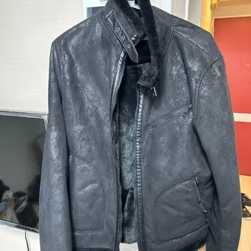 가죽 라이더 자켓 블랙