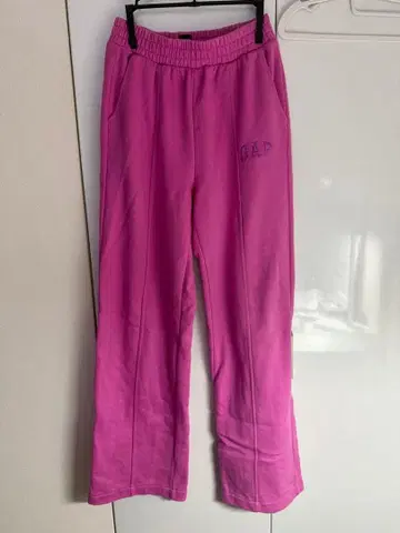 GAP 속기모 스웨트 팬츠 핑크