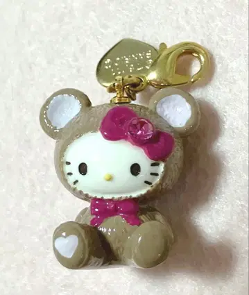 [ 메루카리 택배 ] 헬로키티 2011년 곰 지퍼 마스코트 레어