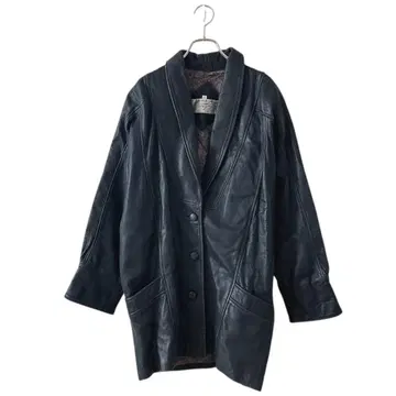 Falvis 파르비스(F) 양가죽 가죽 자켓 / 다크 네이비