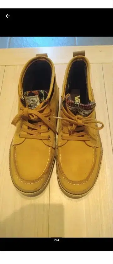 VANZ 미들컷 스니커즈 베이지