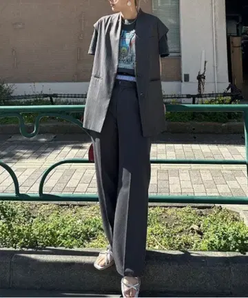 AMERI VINTAGE 슬랙스 그레이