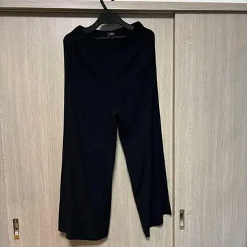 Theory 블랙 와이드 팬츠 P 사이즈