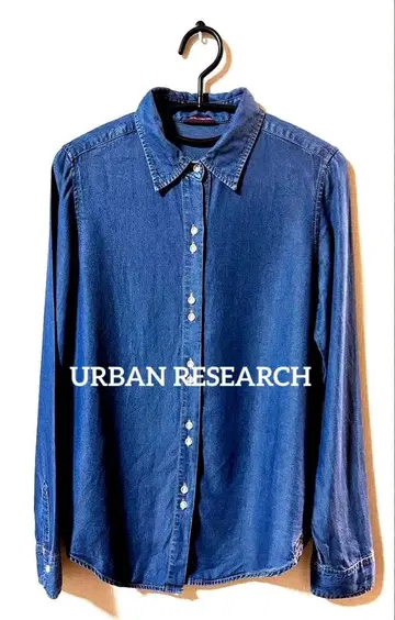 URBAN RESEARCH 데님 긴팔 셔츠 새상품급