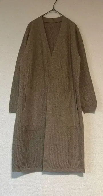 [ 새상품급 ] CoCa 베이지 롱 니트 가디건 M 사이즈