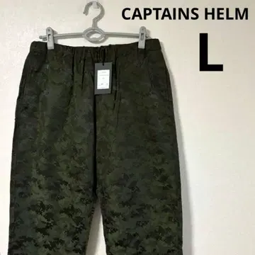 CAPTAINS HELM 릴랙스 팬츠 디지털 카모 올리브 L