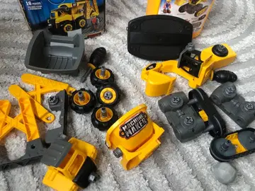 Machine Maker CAT 중기 조립 완구 2개 세트