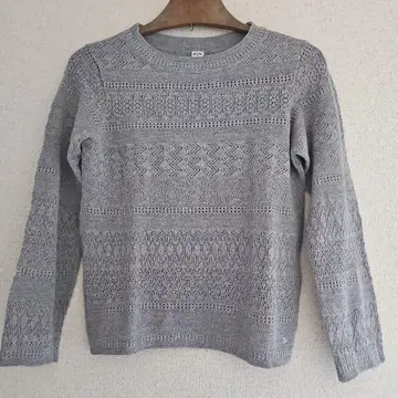 45R 레이스 니트 그레이 코튼 2